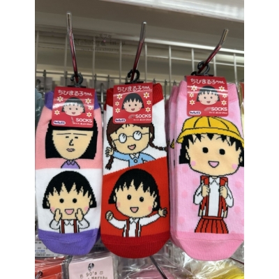 櫻桃小丸子23-25cm踝襪 特價(VIP下標限定請勿自行下單)