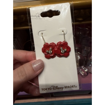 迪士尼樂園花朵盛開米奇耳針耳環(VIP下標限定請勿自行下單)