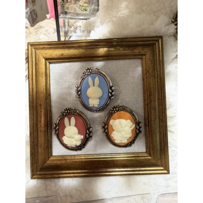 Flower Miffy米菲兔浮雕風胸針(VIP下標限定請勿自行下單)