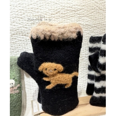 北海道北長尾山雀期間限定手作展norikoooie羊毛氈手套(VIP下標限定請勿自行下單)
