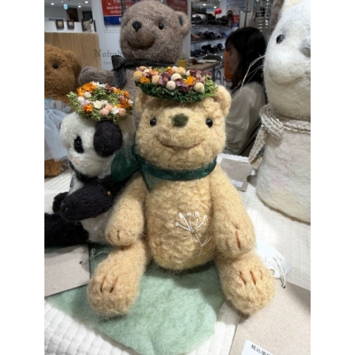 北海道北長尾山雀期間限定手作展norikoooie羊毛氈娃娃(VIP下標限定請勿自行下單)