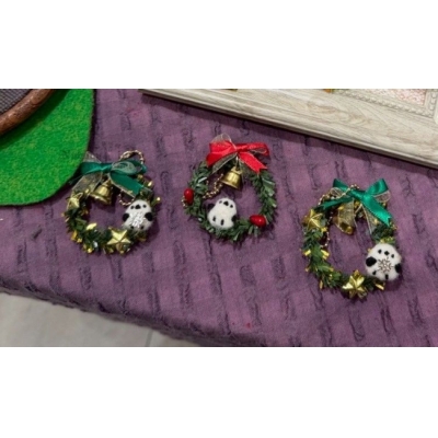 北海道北長尾山雀期間限定手作展 CISEAUX羊毛氈花圈吊飾(VIP下標限定請勿自行下單)