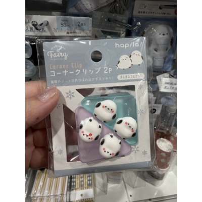 Can do限定北長尾山雀系列2入書類角落夾組(VIP下標限定請勿自行下單)