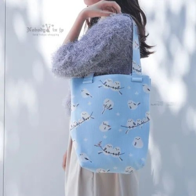 北長尾山雀冰雪藍系列針織肩背包 特價(VIP下標限定請勿自行下單)