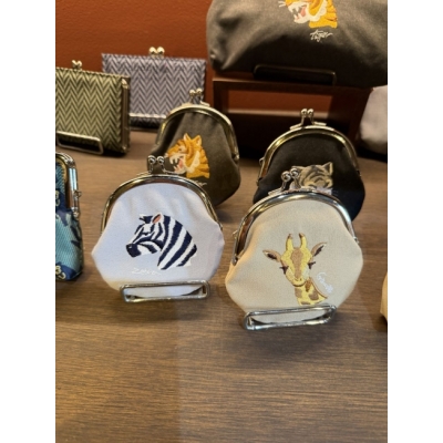 Pocchiri動物刺繡2.6寸口金小物包(VIP下標限定請勿自行下單)