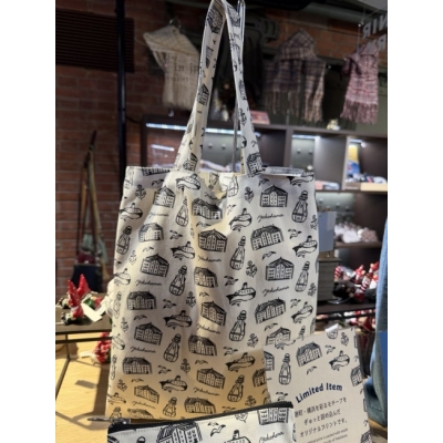 Pocchiri橫濱限定港町帆布A4肩背包(VIP下標限定請勿自行下單)