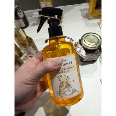 John's Blend x 小熊維尼蜂蜜麝香系列280ml空間除臭香氛噴霧(VIP下標限定請勿自行下單)
