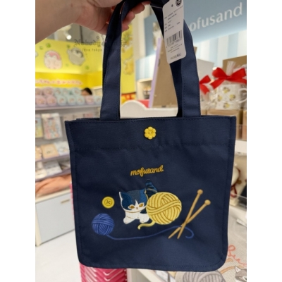 mofusand貓福迪毛糸玉系列刺繡手提包(VIP下標限定請勿自行下單)