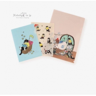 Afternoon Tea x韓國插畫家崔永珠賓士貓A4+2入A5資料夾組(VIP下標限定請勿自行下單)