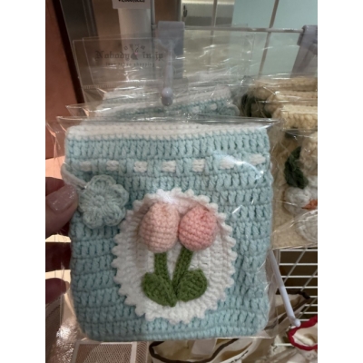 Somsatang韓国雑貨店毛線編織迷你束口袋(VIP下標限定請勿自行下單)