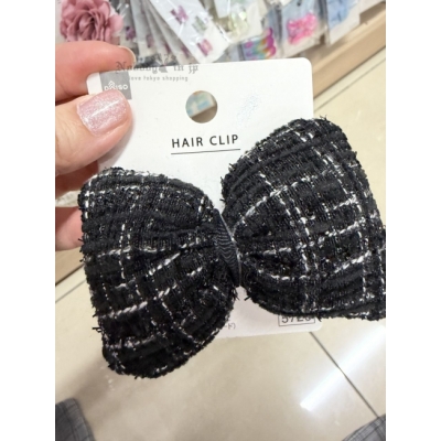 DAISO圓滾滾蝴蝶結髮夾(VIP下標限定請勿自行下單)