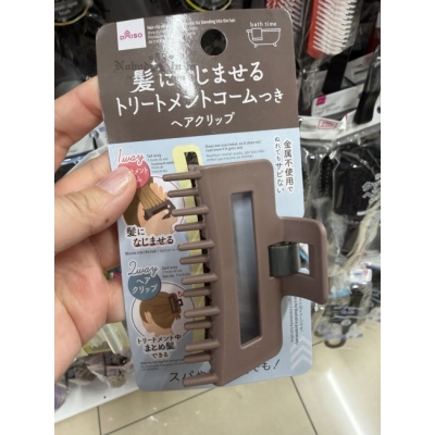DAISO無金屬浴室用洗髮梳兩用髮夾(VIP下標限定請勿自行下單)