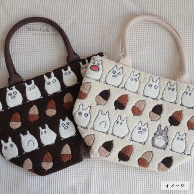 吉卜力宮崎駿龍貓立體刺繡手提包(VIP下標限定請勿自行下單)