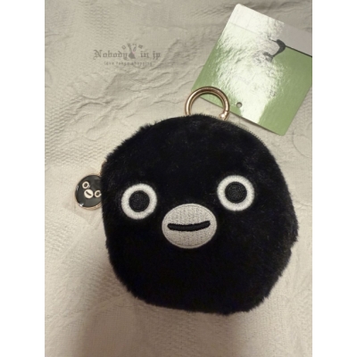 Suica企鵝黑圓系列絨毛登山扣小物包(VIP下標限定請勿自行下單)