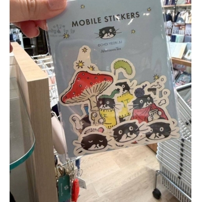 Afternoon Tea x 韓國插畫家崔永珠賓士貓6入貼紙組(VIP下標限定請勿自行下單)