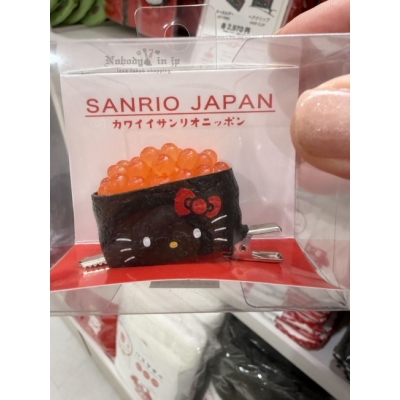 Sanrio 店面限定 JAPAN系列元祖食品sample屋壽司髮夾(VIP下標限定請勿自行下單)