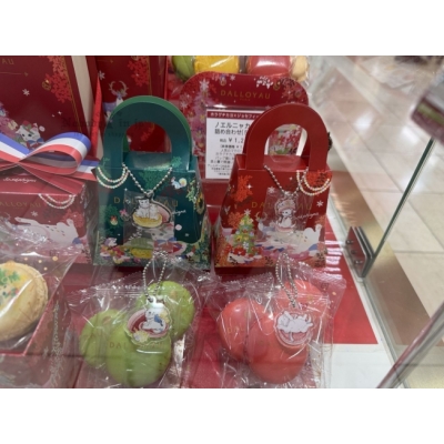 DALLOYAUx堀口加代聯名數量限定附壓克力吊飾3入馬卡龍餅禮盒組(VIP下標限定請勿自行下單)