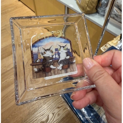 瓦奇菲爾德達洋六本木幸運貓展玻璃小物盤(VIP下標限定請勿自行下單)