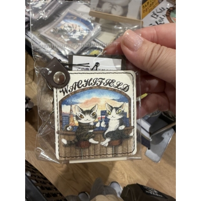 瓦奇菲爾德達洋六本木幸運貓展皮革鑰匙圈(VIP下標限定請勿自行下單)