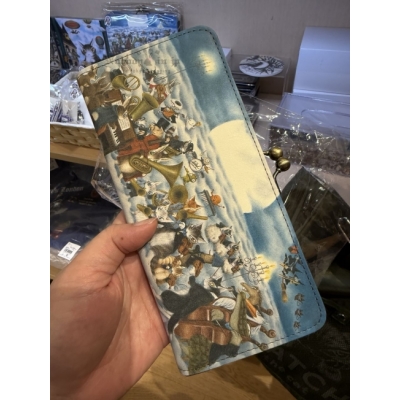 瓦奇菲爾德達洋六本木幸運貓展皮革口金長夾(VIP下標限定請勿自行下單)