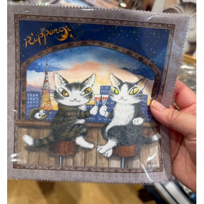 瓦奇菲爾德達洋六本木幸運貓展拭鏡布(VIP下標限定請勿自行下單)