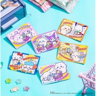 吉伊卡哇 x Sanrio聯名超市系列點數卡盲袋(VIP下標限定請勿自行下單)