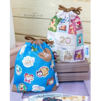 迪士尼樂園達菲20週年紀念2入束口袋組(VIP下標限定請勿自行下單)