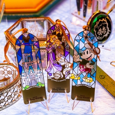 迪士尼樂園彩繪玻璃風書籤(VIP下標限定請勿自行下單)