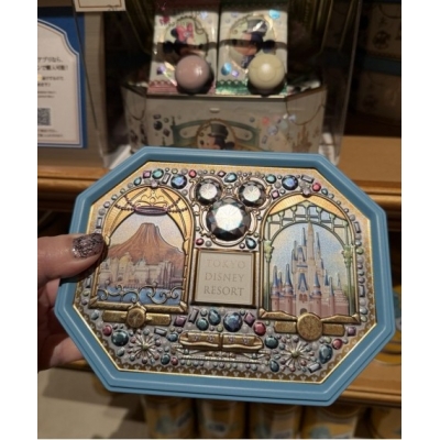 迪士尼樂園海洋陸地雙園極美雕花巧克力鐵盒(VIP下標限定請勿自行下單)