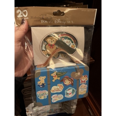 迪士尼樂園達菲20週年紀念20枚入貼紙鐵盒組(VIP下標限定請勿自行下單)