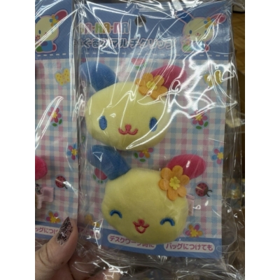 Sanrio 2入絨毛髮夾組 特價(VIP下標限定請勿自行下單)