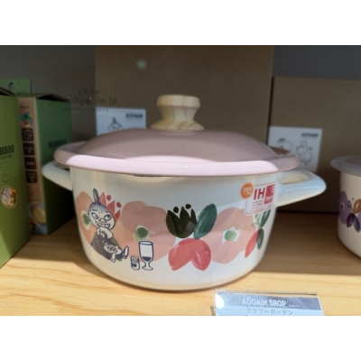 Moomin嚕嚕米IH對應珐瑯20cm雙把手鍋(VIP下標限定請勿自行下單)