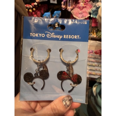 迪士尼樂園2入迷你髮箍造型鑰匙圈組(VIP下標限定請勿自行下單)