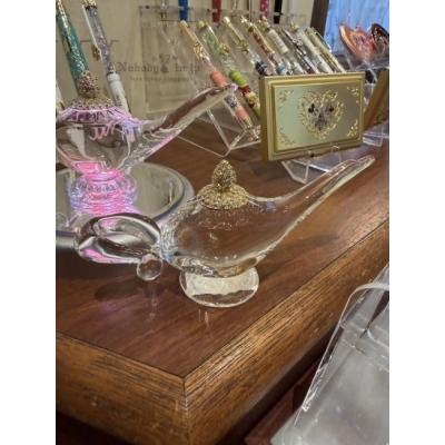 迪士尼樂園阿拉丁神燈玻璃擺飾(VIP下標限定請勿自行下單)