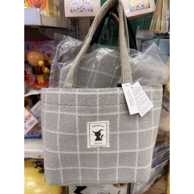 寶可夢COCOART米粒毛格紋手提包 特價(VIP下標限定請勿自行下單)