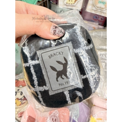 寶可夢COCOART米粒毛格紋小物掛包 特價(VIP下標限定請勿自行下單)