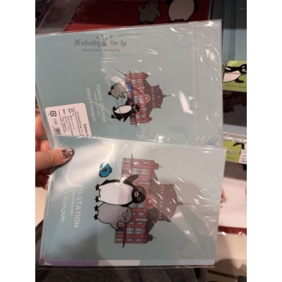 Suica企鵝東京車站系列三分頁A5資料夾(VIP下標限定請勿自行下單)