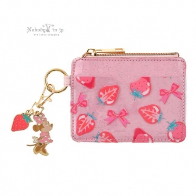 迪士尼商店GLOSSY FRUITS系列合皮票卡零錢包(VIP下標限定請勿自行下單)