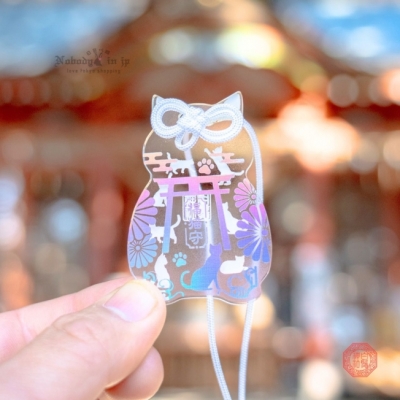 白鬚稻荷神社七福貓壓克力貓御守(VIP下標限定請勿自行下單)