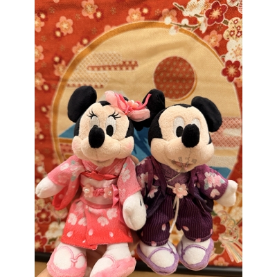 迪士尼商店2026櫻花系列和服絨毛吊飾 現貨