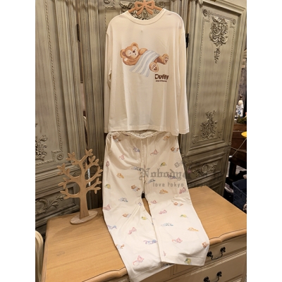 迪士尼樂園達菲20週年紀念 x gelato pique聯名長袖居家套裝 現貨