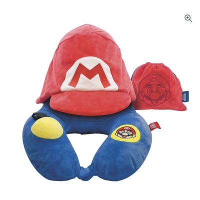 超級瑪莉歐連帽充氣枕(瑪莉歐)(VIP下標限定請勿自行下單)