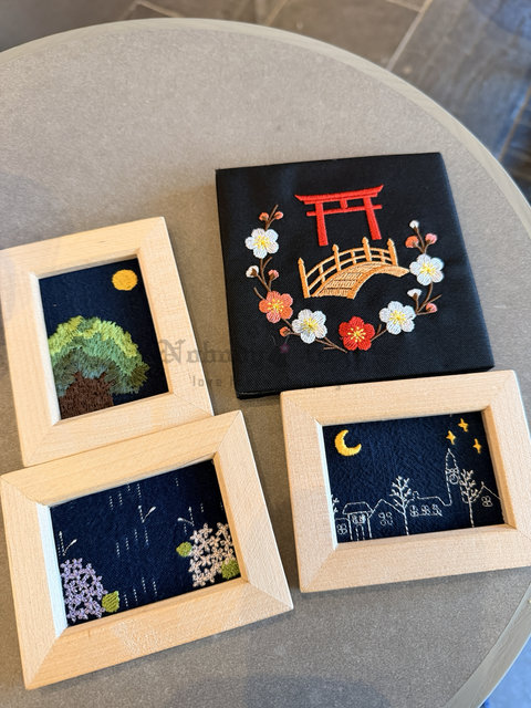 吉卜力宮崎駿橡子之森限定刺繡掛框(VIP下標限定請勿自行下單)