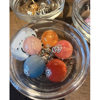 Pocchiri水晶圓珠掛勾各(VIP下標限定請勿自行下單)