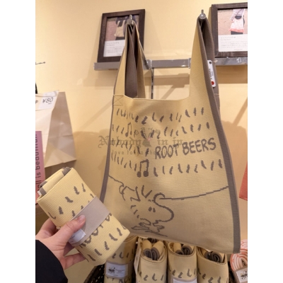 史努比茶屋Woodstock Nest 系列環保材質針織提包(VIP下標限定請勿自行下單)