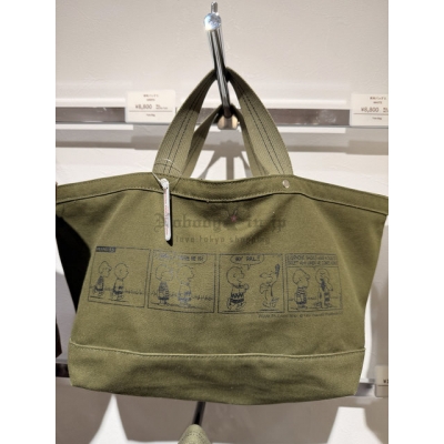 Snoopy Chocolat史努比日本製帆布S號手提包(VIP下標限定請勿自行下單)