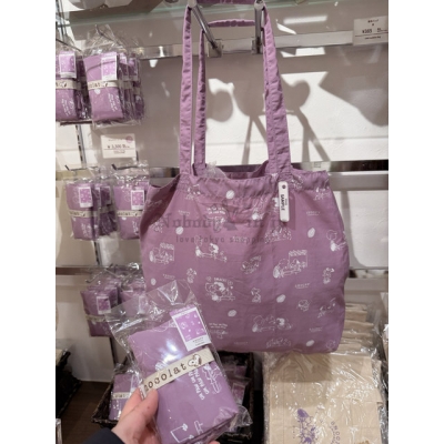 SNOOPY Chocolat史努比折疊購物袋(VIP下標限定請勿自行下單)