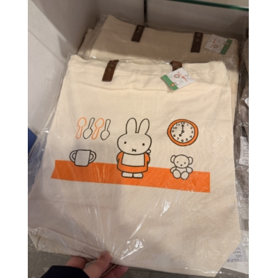 米菲兔 Miffy Kitchen系列印刷圖案帆布A4肩背包 (VIP下標限定請勿自行下單)