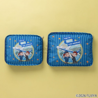 全日空ANA機上限定40週年紀念Peko牛奶妹2入衣物壓縮袋組(VIP下標限定請勿自行下單)