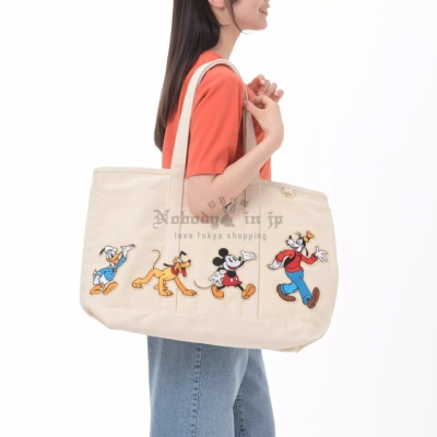 迪士尼商店刺繡貼船型大容量肩背包(VIP下標限定請勿自行下單)